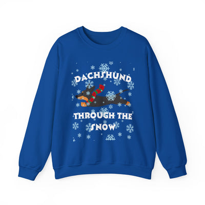 DACHSHUND THROUGH THE SNOW SWEATSHIRT - Expressions2you